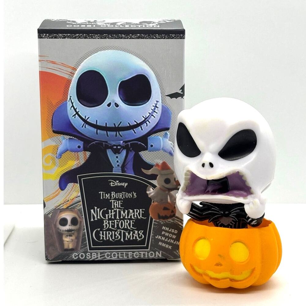 Disney x Cosbi Nightmare Before Christmas Jack Skellington & Pumpkin Figure